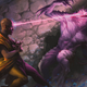 A suitably ticked-off Wizard zaps a troglodyte with Mind Sliver, one of several psionic spells featured in the book.